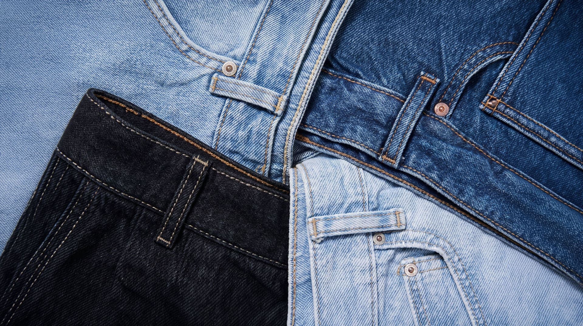 Finished denim